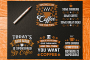 Coffee Quotes Crafts Vol 9, a Decorative Illustration by Tosca Digital (Thumbnail 5 of 6)