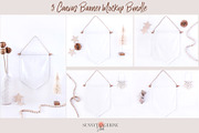Canvas Banner Mockups Bundle, a Household Mockup by SunnyTangerine Stock (Thumbnail 5 of 8)