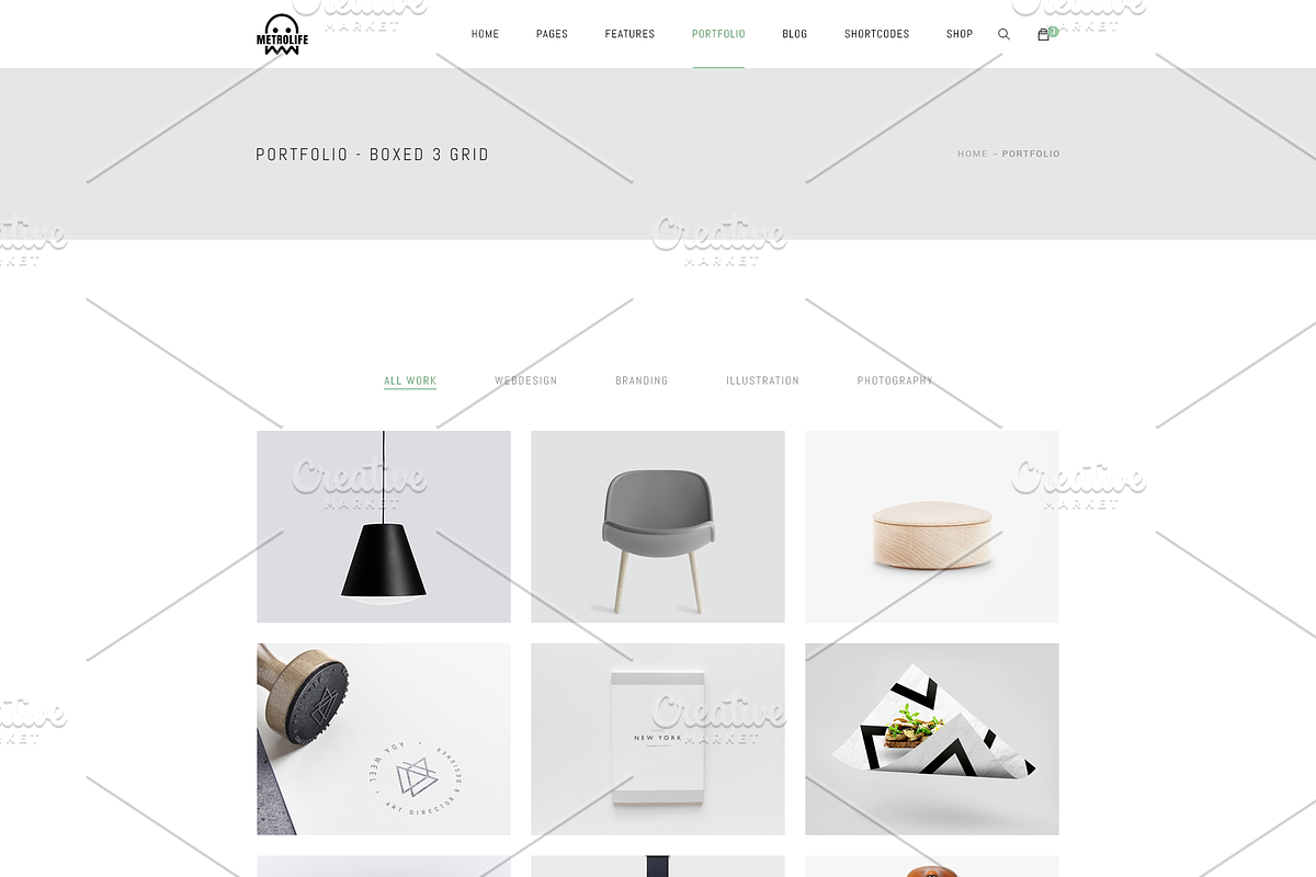 Metrolife Multipurpose PSD Template, a Websites & App Template by bigpsfan's SHOP (Photo 6 of 20)