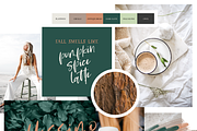 Pumpkin Spice Latte | Brush Script, a Script Font by Inky Jar Design Studio (Thumbnail 6 of 8)