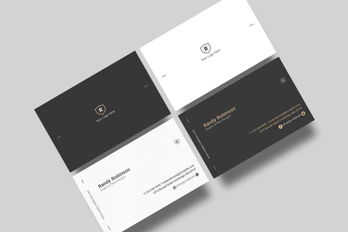 Business Card, a Business Card Template by CreativeZoom (Photo 2 of 7)