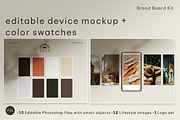 Soleil Branding Board Kit + Logo, a Branding & Logo Template by CC CREATIVE CO (Thumbnail 3 of 9)