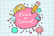 Back to School. Cute characters., an Education Illustration by kostolom3ooo (Thumbnail 2 of 5)
