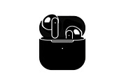 50 Wireless Earbuds Silhouette Icon, an Illustration by abu67222 (Thumbnail 2 of 51)