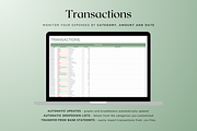 Simple Paycheck Budget - Green, a Templates & Theme by The Creative Plans co (Thumbnail 7 of 10)