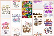 Caffeine Chaos, a Background Graphic by AI Petr Creative Agency (Thumbnail 3 of 7)