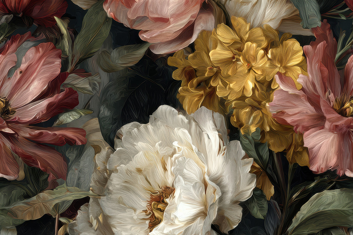 Vintage Floral Seamless Pattern, a Pattern Graphic by Virgo Studio