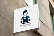Freelance & Online Work Logo, a Branding & Logo Template by YUDesignStore (Thumbnail 4 of 7)
