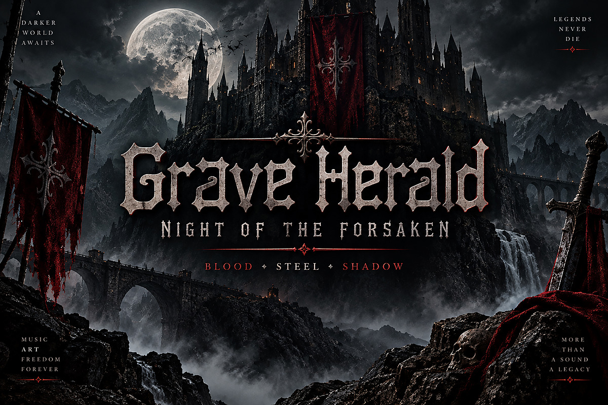 Grave Herald, a Blackletter Font by Wow Magic (Photo 4 of 5)