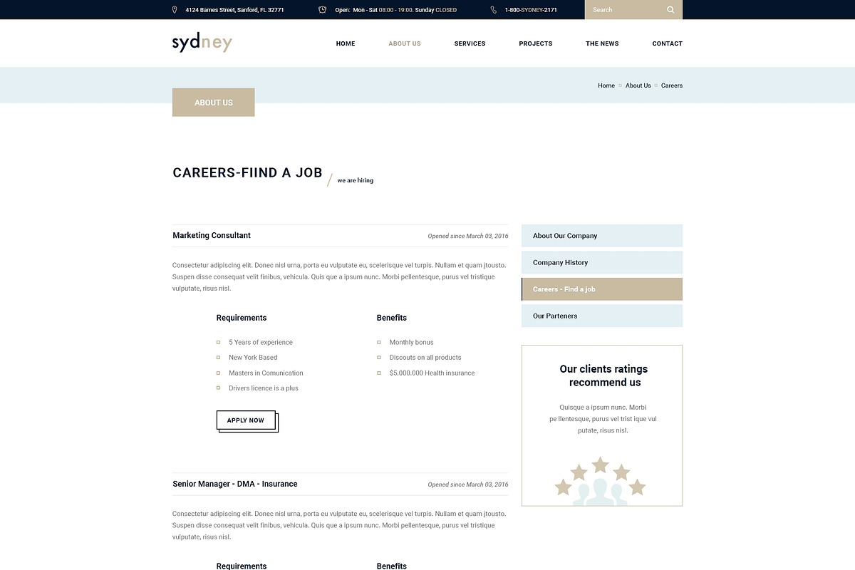 Sydney- Premium Finance/Business PSD, a Websites & App Template by Milo Studio (Photo 7 of 18)