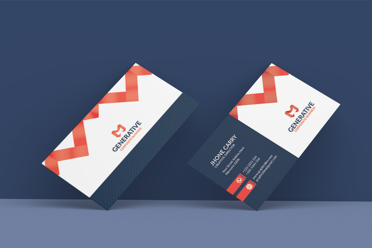 Minimal Business Card Design, a Business Card Template by BrandlyTemplate (Photo 2 of 4)