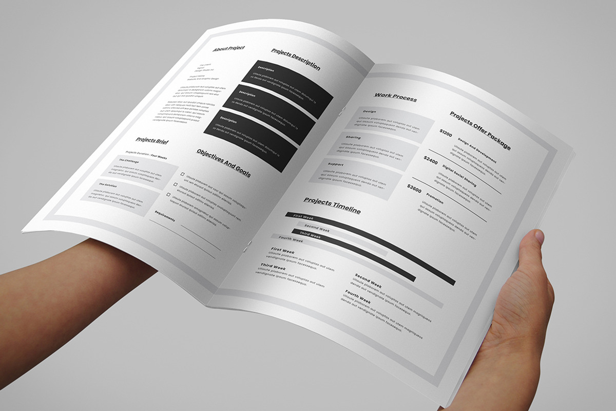 Brief Proposal Templates, a Stationery Template by Designsoul14 (Photo 6 of 7)