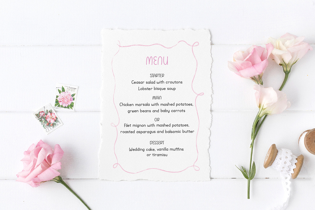 Birthday Cake Handwritten Font, a Handwritten Font by Kaya Fonts (Photo 9 of 25)