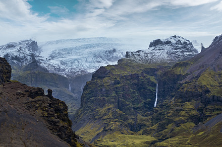 View from highway to Mulagljufur Canyon during auto trip in Icel, a Nature Photo by YuriyB
