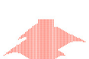 Red Halftone Star Pattern, a Pattern Graphic by Design Store (Thumbnail 2 of 3)