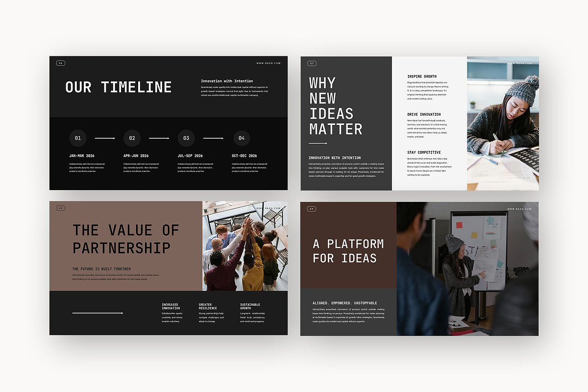 Raxa : Business Pitch Powerpoint, a Presentation Template by Punkl Camp (Photo 14 of 16)