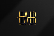 HAIR Luxury Hair Salon Studio Logo, a Branding & Logo Template by yopie (Thumbnail 1 of 10)