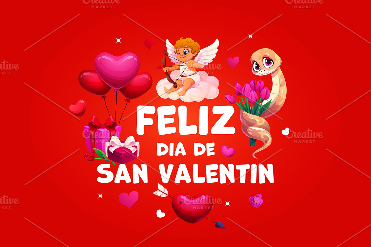 Feliz dia de San Valentin spanish qu, an Illustration by Buch&Bee (Photo 3 of 3)