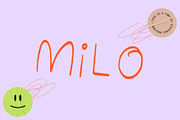 MILO | Handwritten Font, a Script Font by Stefanie Madison (Thumbnail 1 of 2)