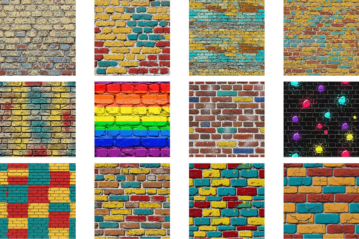 Brick Wall Texture Urban Digital, a Pattern Graphic by Wow Magic (Photo 2 of 3)