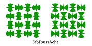 FabFours, a Symbol Font by Ingrimayne Type (Thumbnail 8 of 11)