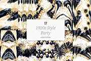 Art Deco Digital Paper, a Pattern Graphic by GlamArtZhanna (Thumbnail 1 of 4)