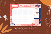 Daily & Weekly Planner, a Stationery Template by NassyArt (Thumbnail 6 of 6)