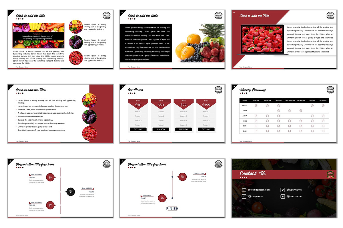 [PPTX] Food PowerPoint Presentation, a Presentation Template by litoondev (Photo 9 of 27)