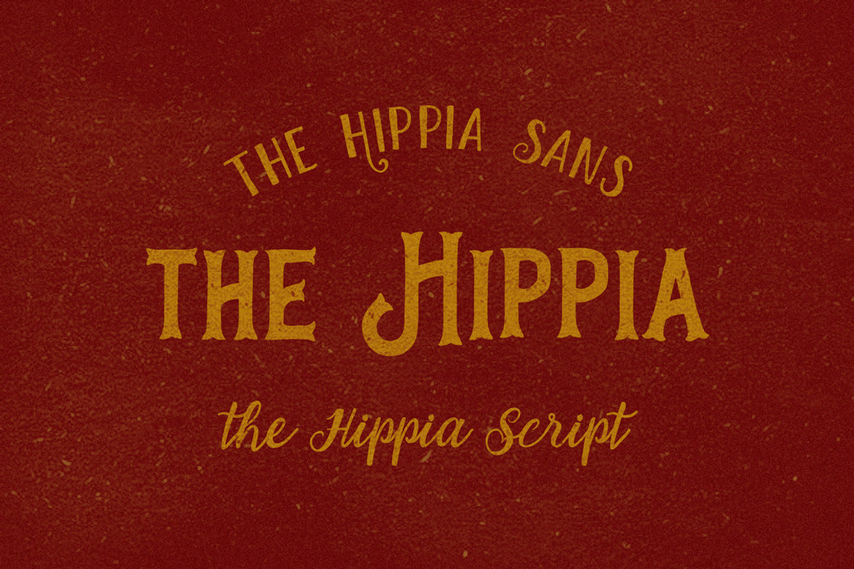 The Hippia Typefaces - 3 Font, a Sans Serif Font by Aksa & Nusa Co. (Photo 3 of 4)