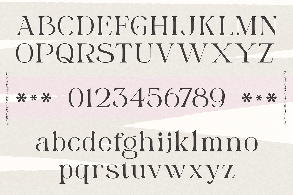 GLACEA - Display Font, a Font by Khoir (Photo 7 of 14)
