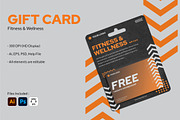 Fitness and Wellness - Gift Card, a Card Template by StreaksideStd (Thumbnail 1 of 3)