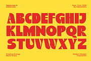 Houte–Retro Bold Decorative Display, a Sans Serif Font by MaikoHatta (Thumbnail 3 of 8)
