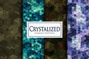 Crystalized hexagonal camouflage, a Pattern Graphic by ArchonDigitalShop (Thumbnail 5 of 6)