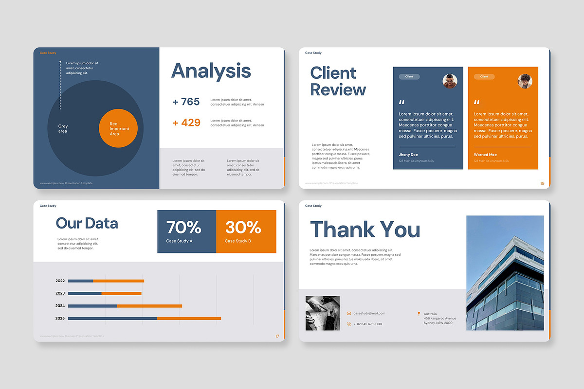 Case Study PowerPoint Presentation, a Presentation Template by Premast (Photo 4 of 4)
