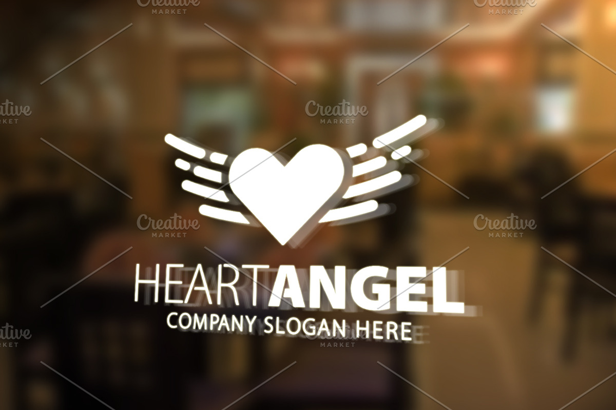 Heart Angel Logo, a Branding & Logo Template by Creative Dezing (Photo 3 of 3)