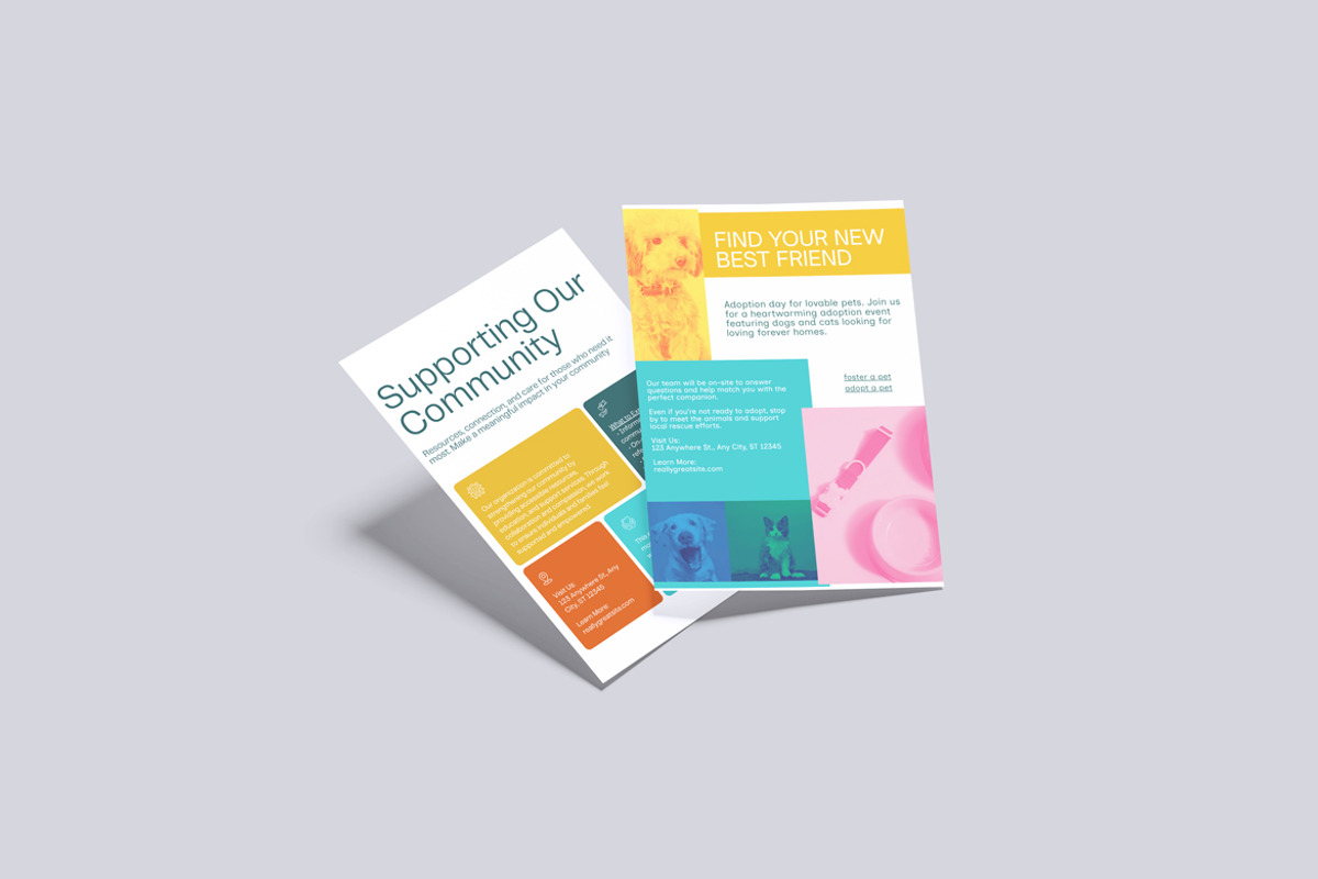 Flyer Mockups, an Advertising Mockup by Creative_A23 (Photo 1 of 4)