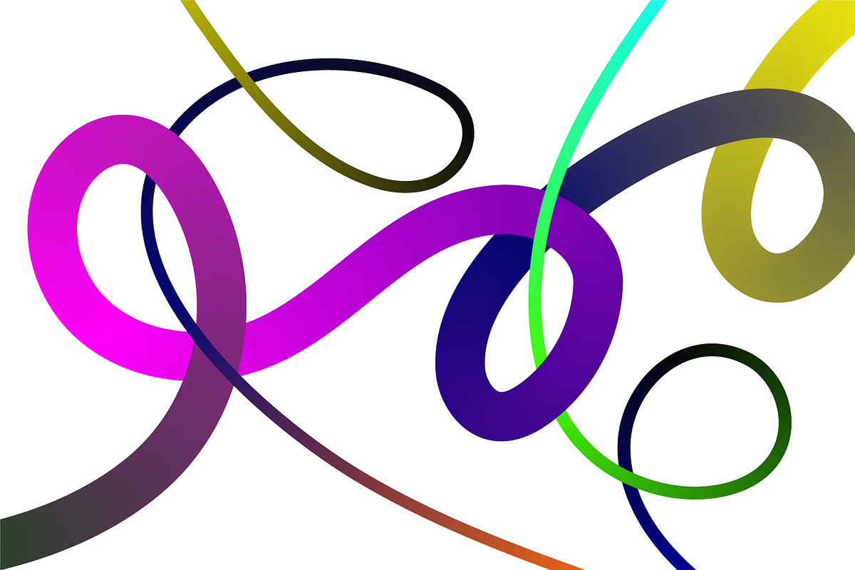 Abstract Curved Line Art, a Background Graphic by hkmonir (Photo 1 of 4)