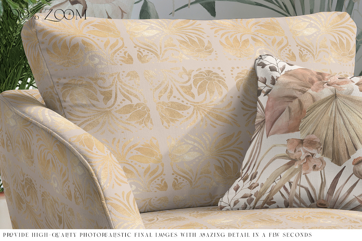 Armchair Upholstery Mockup, a Household Mockup by mock-ups (Photo 12 of 12)