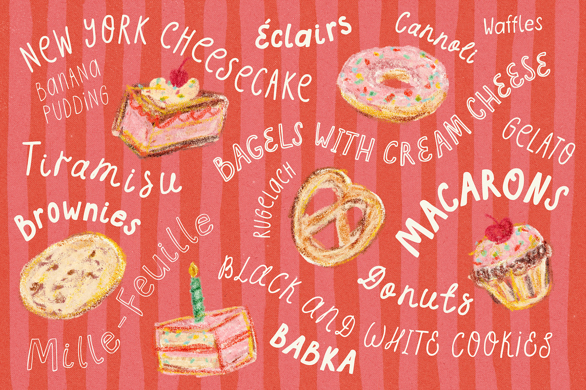 Handwritten New York Vintage Font, a Handwritten Font by Ayya Studio (Photo 4 of 15)