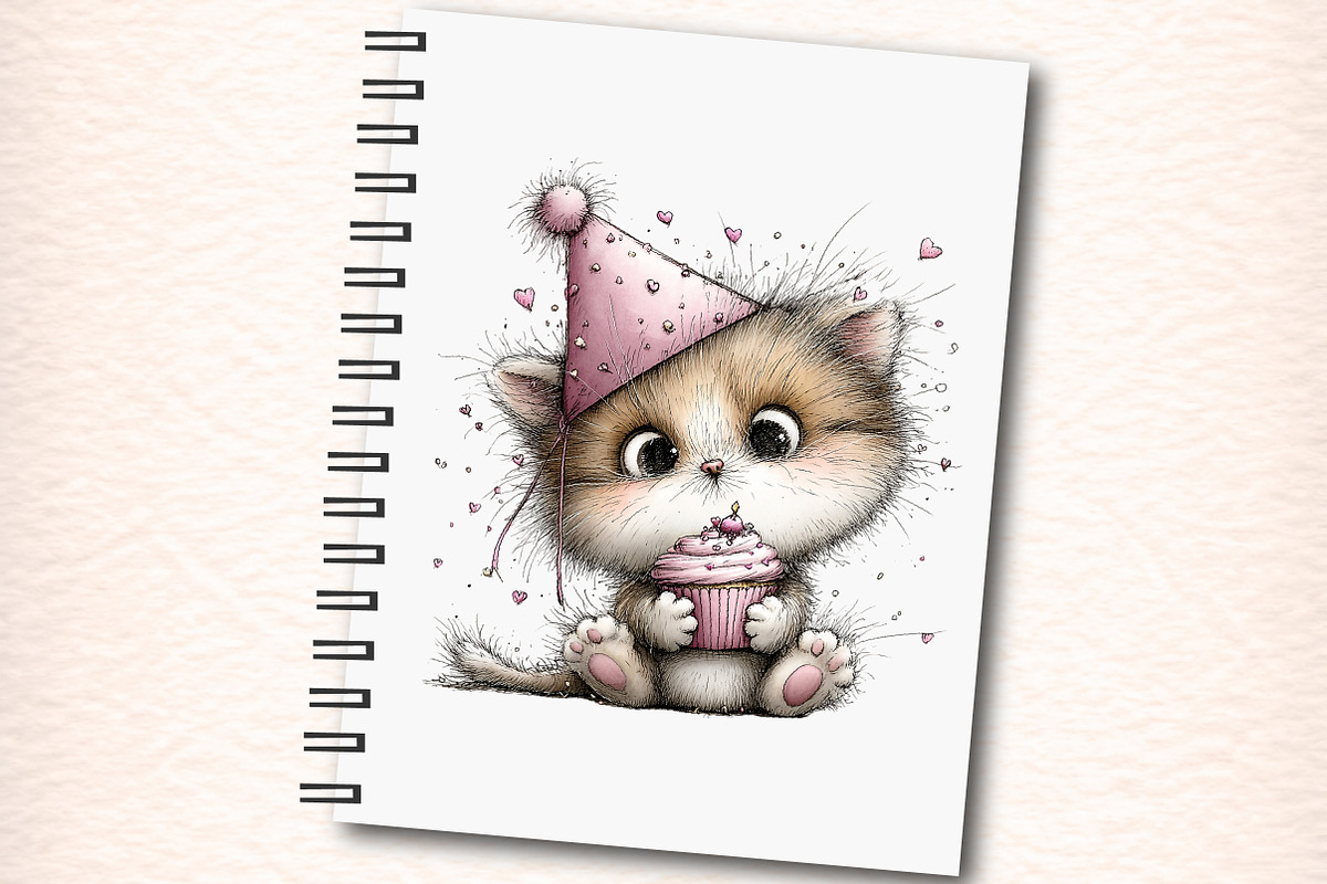 Funny Farm Animals Birthday Clipart, an Illustration by Digital Artistic99 (Photo 6 of 11)
