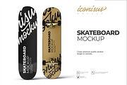 Skateboard Mockup Template, a Product Mockup by iconisusmockup (Thumbnail 1 of 3)