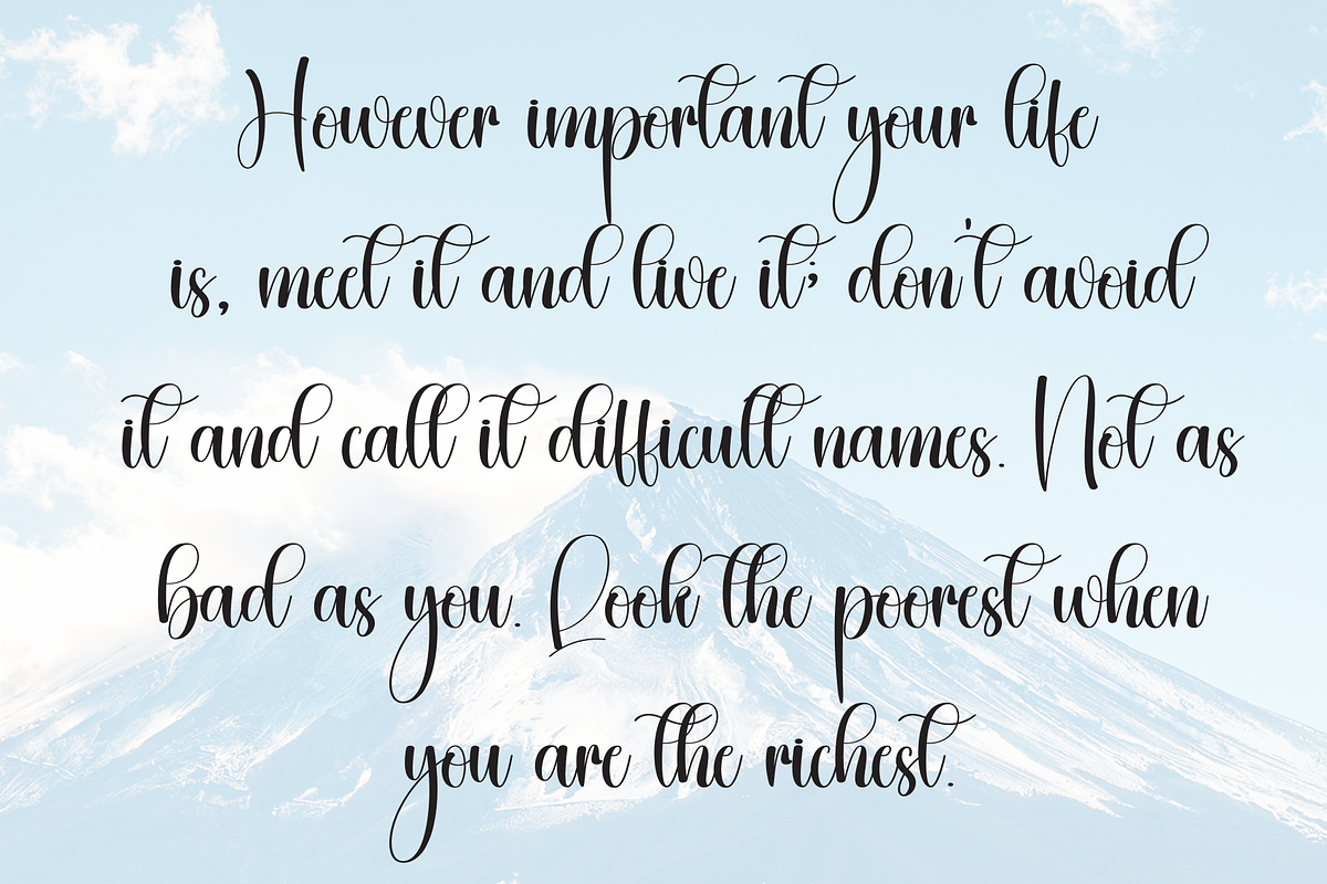 Gradient | Script Font, a Handwritten Font by Scratchones (Photo 6 of 9)