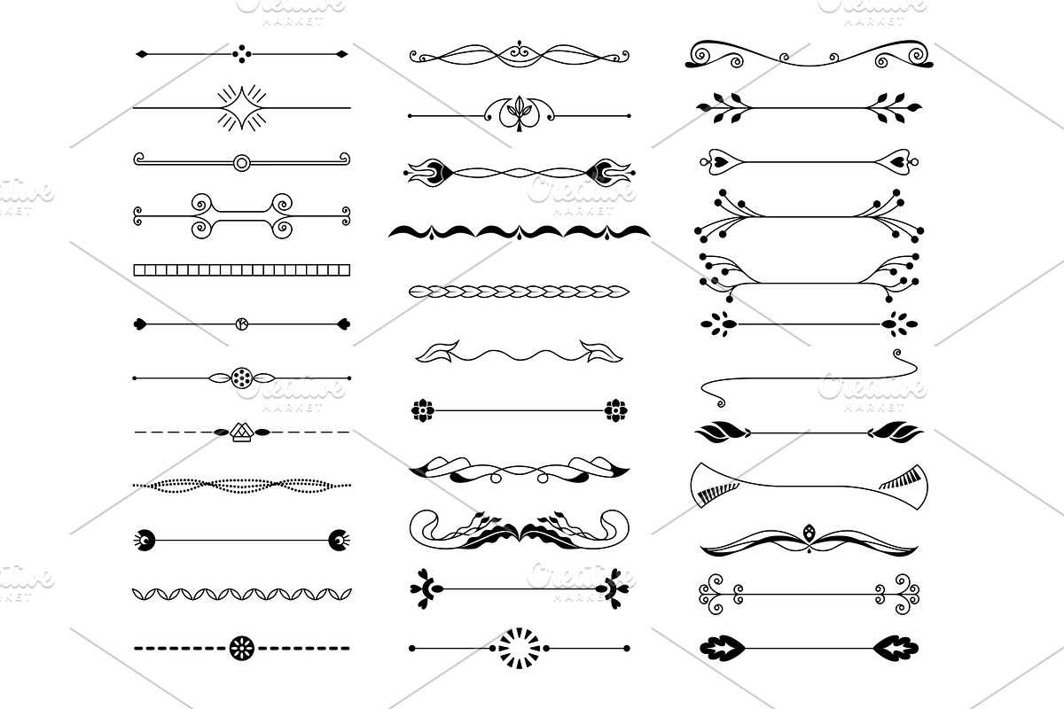150 decorative elements., a Decorative Illustration by TaPilipa (Photo 4 of 5)
