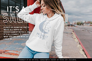 Bella Canvas Sweatshirt Mockup 3719, a Hoody Mockup by Moonlit Mocks (Thumbnail 5 of 6)