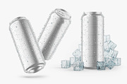 6 Metallic Can Mockups, a Product Mockup by Graphic Bird (Thumbnail 4 of 9)