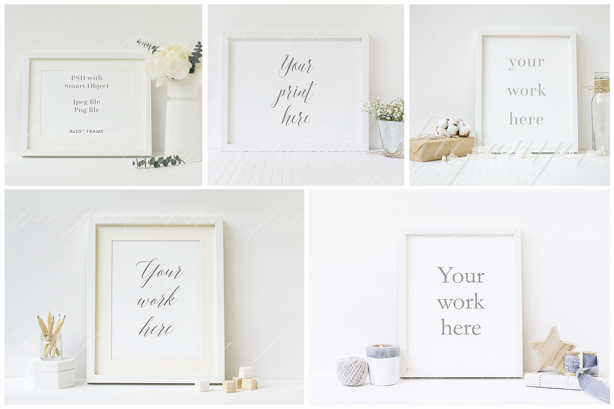 Photo mockup frame bundle - x10, a Print Template by L'Aura Studio (Photo 3 of 3)