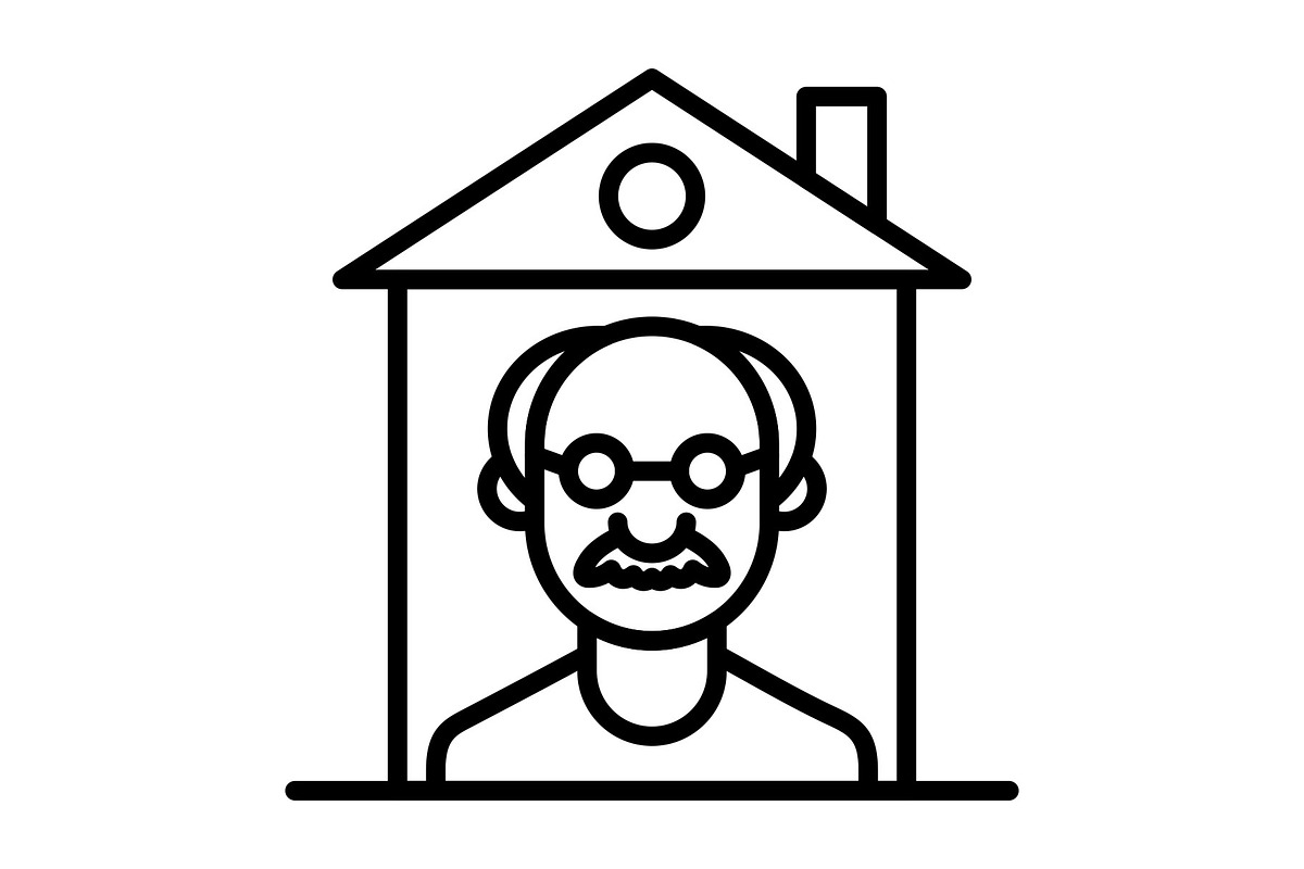 Isolation Line Icon, an Icon by Pexelpy