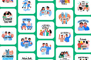 Animated Friends Stickers Pack, an Emoji Icon by Prosymbols (Thumbnail 4 of 5)