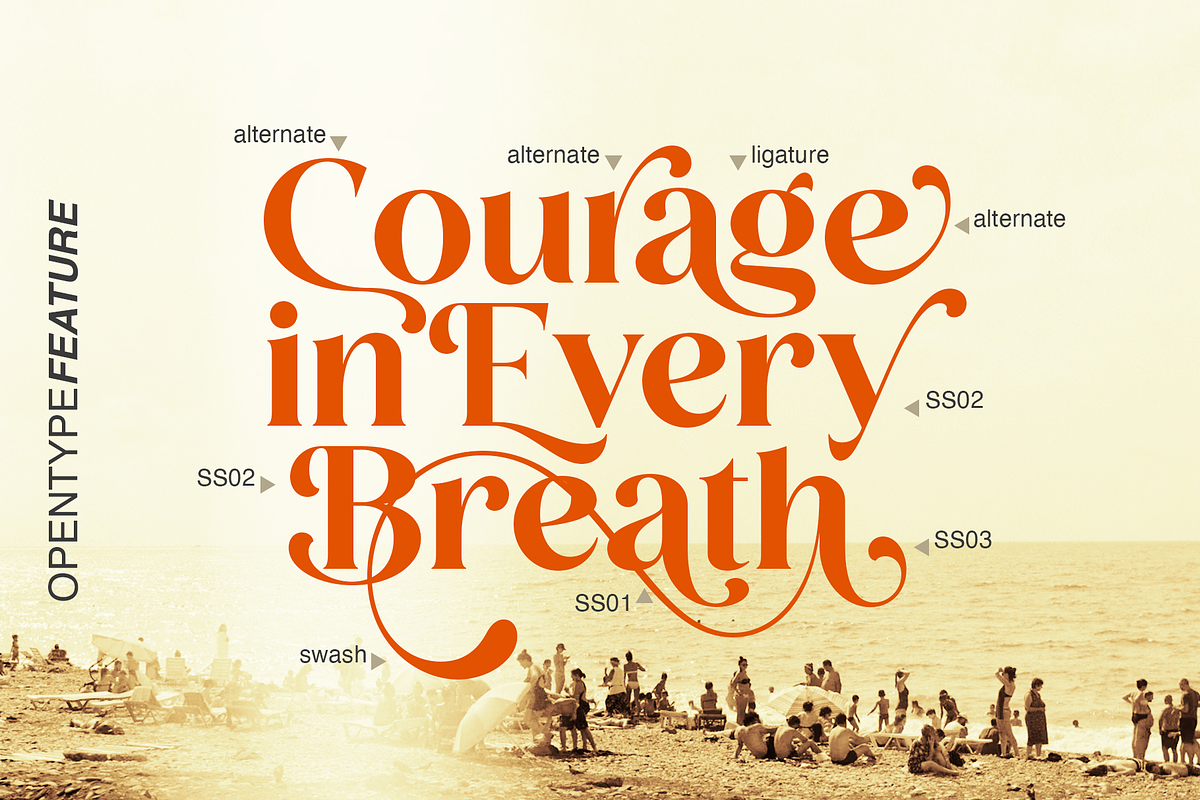 Lost Sarafin Display stylish font, a Serif Font by Vampstudio (Photo 11 of 13)