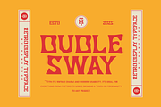 Dudlesway - Retro Handdrawn Font, a Font by Hanstype.com (Thumbnail 2 of 8)